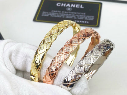 [Camiery]KOKO CRUSH HALF DIAMONDS GLOD SILVER ROSE GOLD