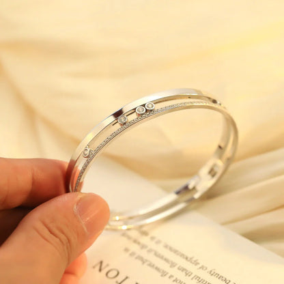 [Camiery]Move Romane Diamond Bangle Bracelet