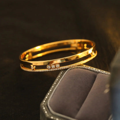 [Camiery]Move Romane Diamond Bangle Bracelet