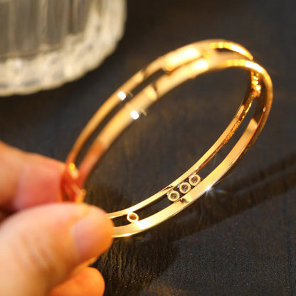 [Camiery]Move Romane Diamond Bangle Bracelet