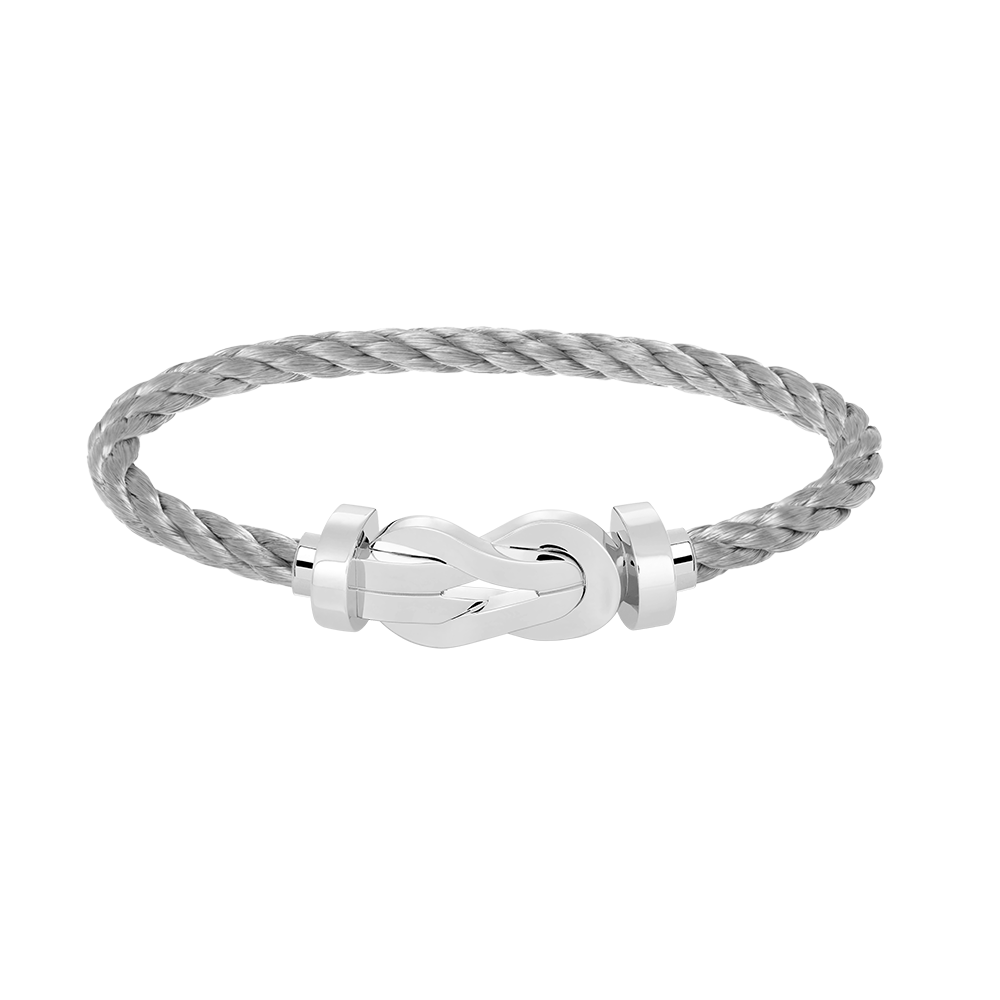 [Camiery]CHANCE LARGE 8 FIGURE BUCKLE NO DIAMOND BRACELET SILVER