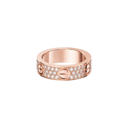 [Camiery] LOVE RING 5.5MM DIAMONDS PAVED