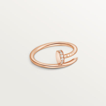 [Camiery] JUSTE 1.8MM HALF DIAMOND RING