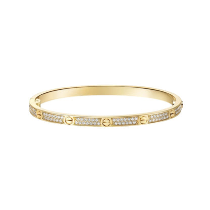 [Camiery] LOVE BRACELET 3.65MM DIAMOND-PAVED