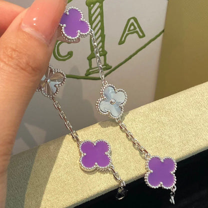[Camiery] CLOVER 5 MOTIF VIOLET BRACELET COLLECTION