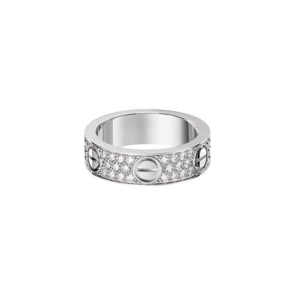[Camiery] LOVE RING 5.5MM DIAMONDS PAVED