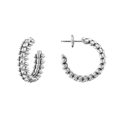 [Camiery] CLASH SMALL HOOP EARRINGS