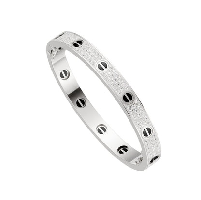 [Camiery] LOVE BRACELET 6.1MM DIAMOND-PAVED CERAMIC