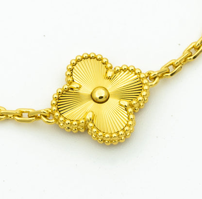 [Camiery] CLOVER 5 MOTIF LASER BRACELET COLLECTION