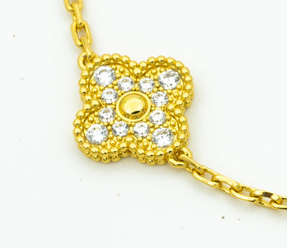 [Camiery] CLOVER 5 MOTIF LASER BRACELET COLLECTION