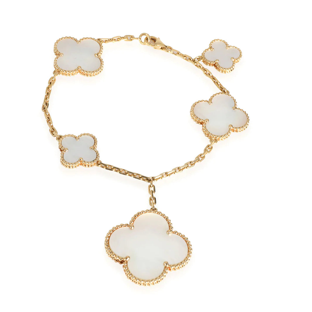 [Camiery]MAGIC CLOVER MOP GOLD BRACELET 5 MOTIFS