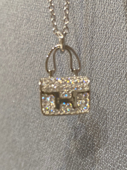 [Camiery]CONSTANCE PEDANT DIAMOND NECKLACE