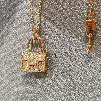[Camiery]CONSTANCE PEDANT DIAMOND NECKLACE