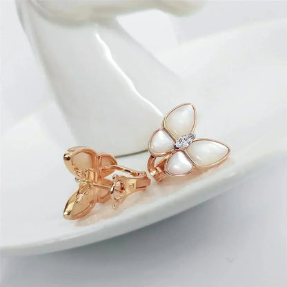 [Camiery]BUTTERFLY MOP DIAMOND EARRINGS