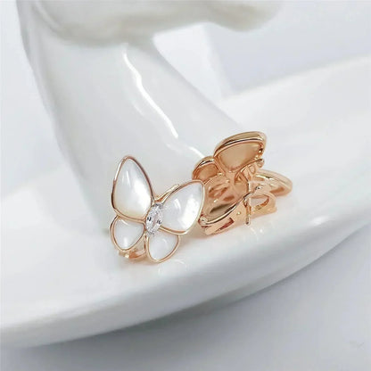 [Camiery]BUTTERFLY MOP DIAMOND EARRINGS