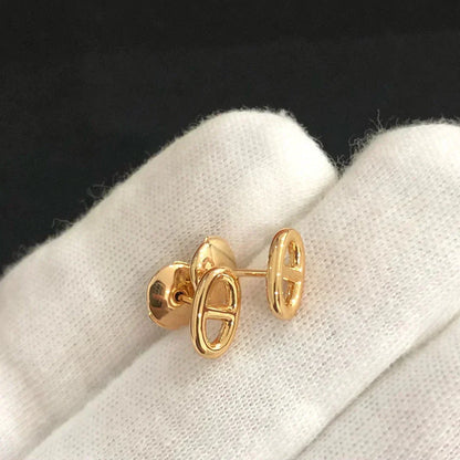 [Camiery]CHAINE SMALL EARRINGS GOLD AND SILVER