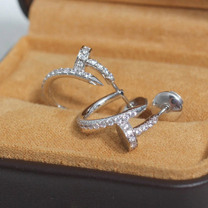 [Camiery] JUSTE FULL DIAMOND SMALL EARRINGS
