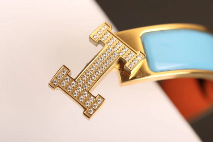 [Camiery]H CLOUD BLUE BRACELET GOLD DIAMOND