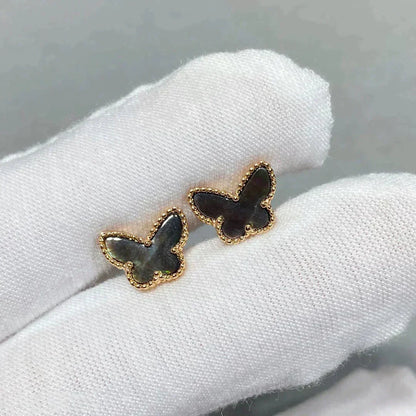 [Camiery]BUTTERFLY DARK MOP  EARRINGS