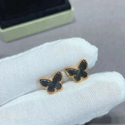[Camiery]BUTTERFLY DARK MOP  EARRINGS