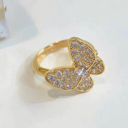 [Camiery]BUTTERFLY DIAMOND RING