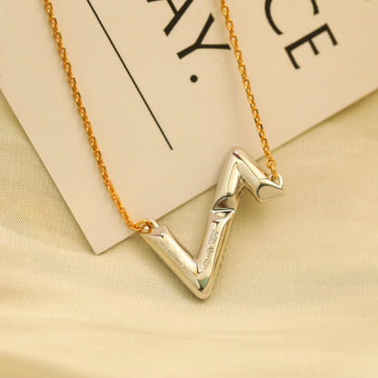 [Camiery]VOLT SILVER DIAMOND PEDANT NECKLACE