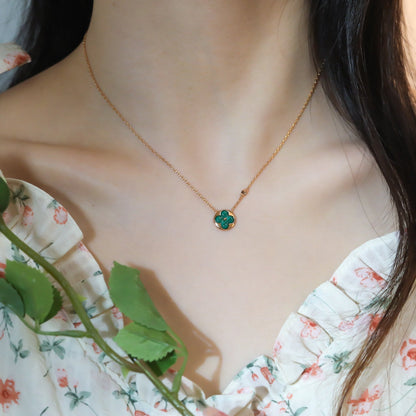 [Camiery]SUN PEDANT PINK GOLD 1 DIAMOND NECKLACE