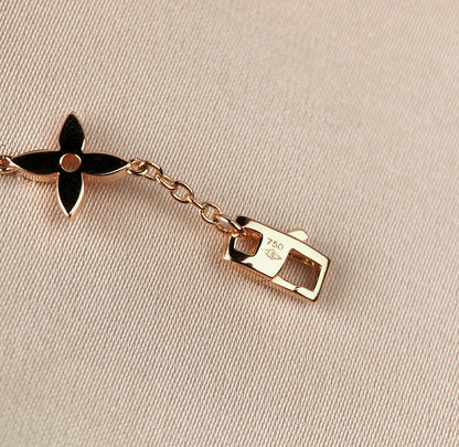 [Camiery]STAR AND SUN 7 MOTIFS GOLD BRACELET