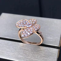 [Camiery]BUTTERFLY PINK GOLD DIAMOND RING