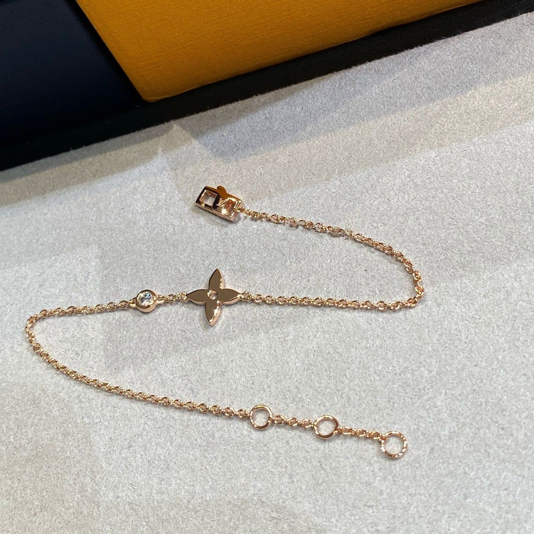[Camiery]STAR DIAMOND PINK GOLD BRACELET
