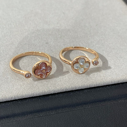 [Camiery]SUN 1 DIAMOND PINK MOP RING
