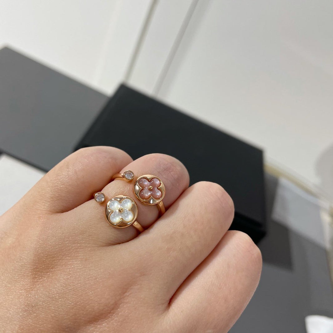 [Camiery]SUN 1 DIAMOND PINK MOP RING