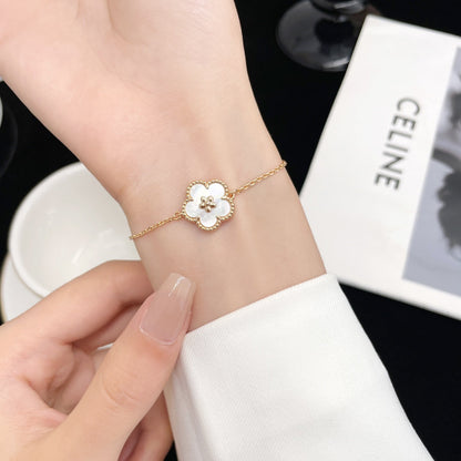 [Camiery]LUCKY SPRING ROSE GOLD MOP BRACELET