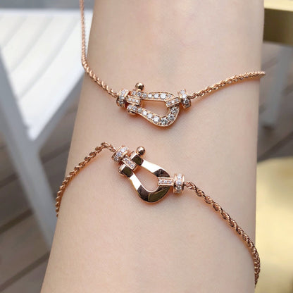 [Camiery]FORCE 10 PINK GOLD DIAMOND NECKLACE