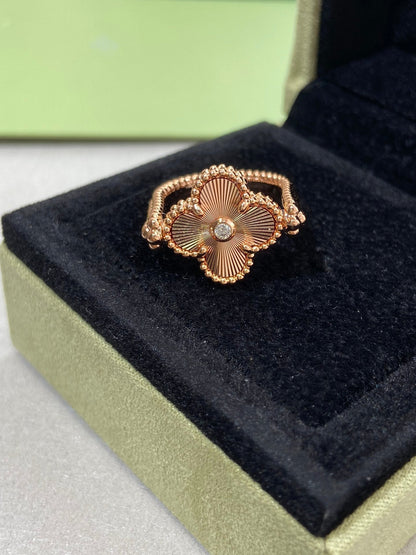 [Camiery]CLOVER RIVERSIBLE RING GOLD COLLECTION