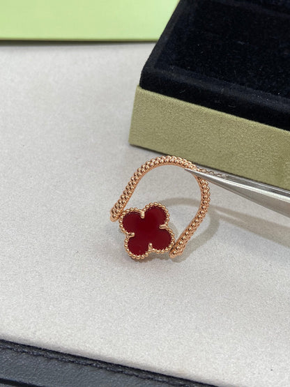 [Camiery]CLOVER RIVERSIBLE RING ROSE GOLD COLLECTION