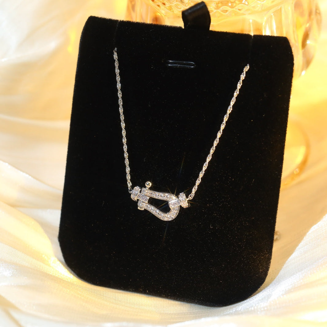 [Camiery]FORCE 10 DIAMOND SILVER NECKLACE MINI MODEL