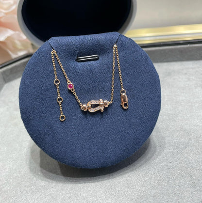 [Camiery]FORCE 10 DIAMOND CHAIN LINK PINK GOLD BRACELET