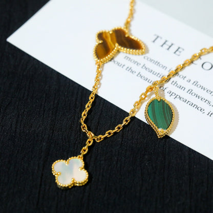[Camiery]LUCKY SPRING 5 MOTIF GOLD BRACELET