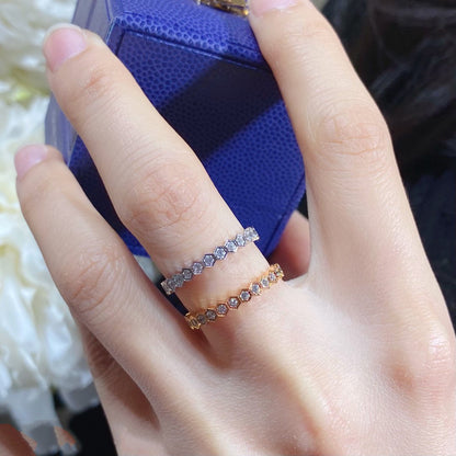 [Camiery]BEE LOVE DIAMOND PAVED SMALL RING