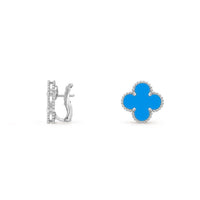 [Camiery]CLOVER SILVER 15MM MOP EARRINGS COLLECTION