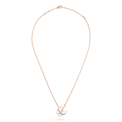 [Camiery]BUTTERFLY MOP DIAMOND NECKLACE