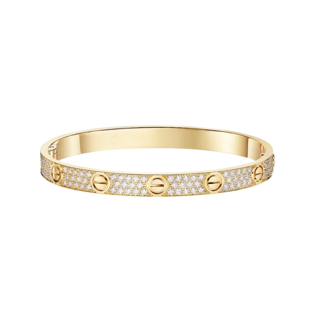 [Camiery] LOVE BRACELET 6.1MM DIAMOND-PAVED