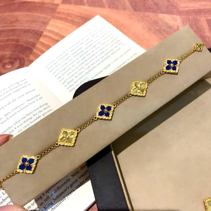 [Camiery JEWELRY] OPERA 5 MOTIFS TULLE ENAMEL BRACELET