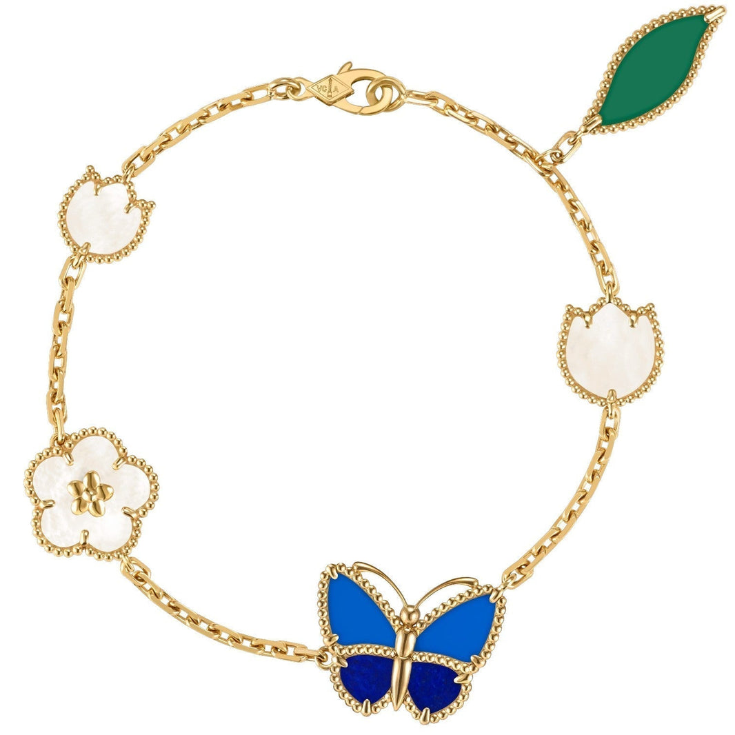 [Camiery]LUCKY SPRING BUTTERFLY 5 MOTIF BRACELET