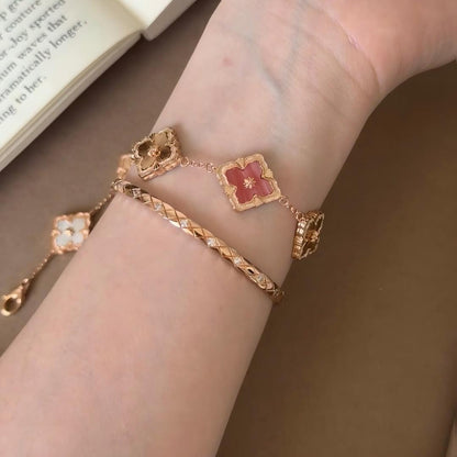 [Camiery JEWELRY] OPERA 5 MOTIFS TULLE ENAMEL BRACELET