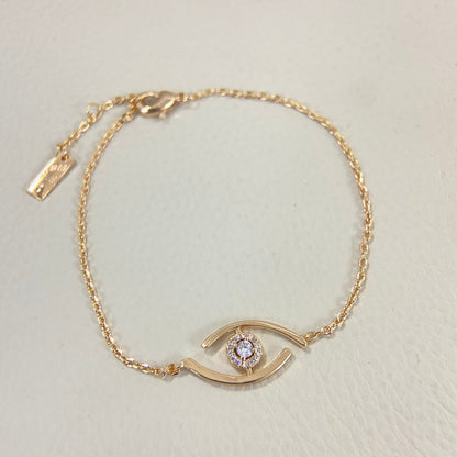 [Camiery]Lucky Eye Pave-Set Diamond Bracelet