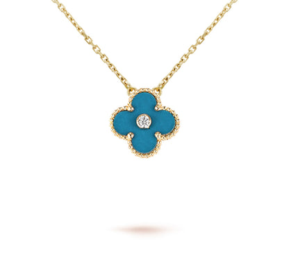 [Camiery]CLOVER 15MM CHRISTMAS LIMITED EDITION SINGLE FLOWER NECKLACE