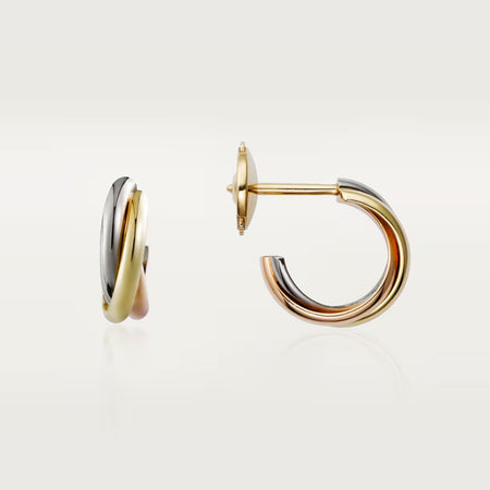 [Camiery] TRINITY ON DIAMOND MINI EARRINGS