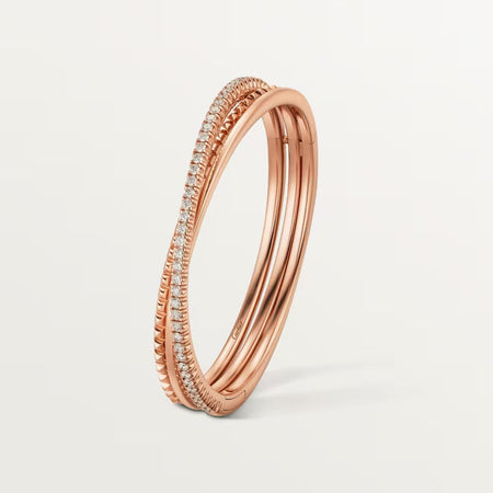 [Camiery] ETINCELLE HALF-PAVED DIAMOND BRACELET